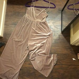 Beautiful velvet romper